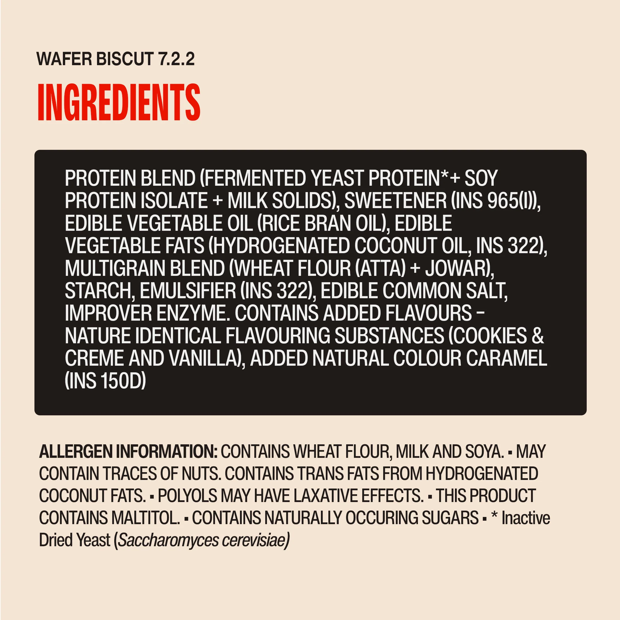 Cookies & Cream Protein Wafers - Pack of 10 - Image 7