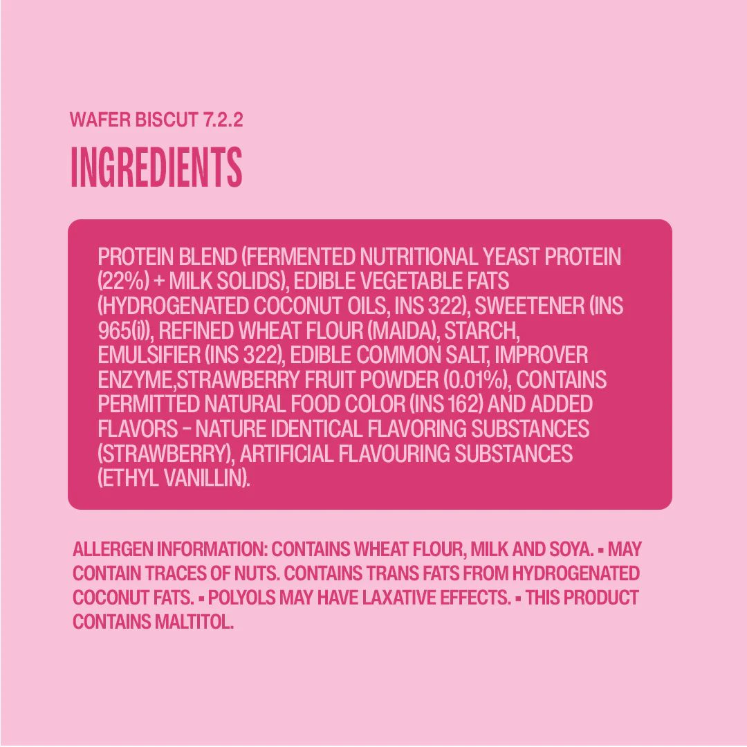 Strawberry Crème Protein Wafer — Pack of 10 - Image 6