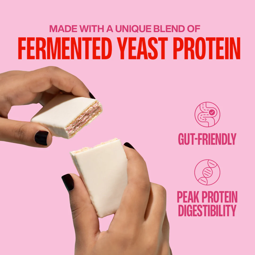 Strawberry Crème Protein Wafer — Pack of 10 - Image 7